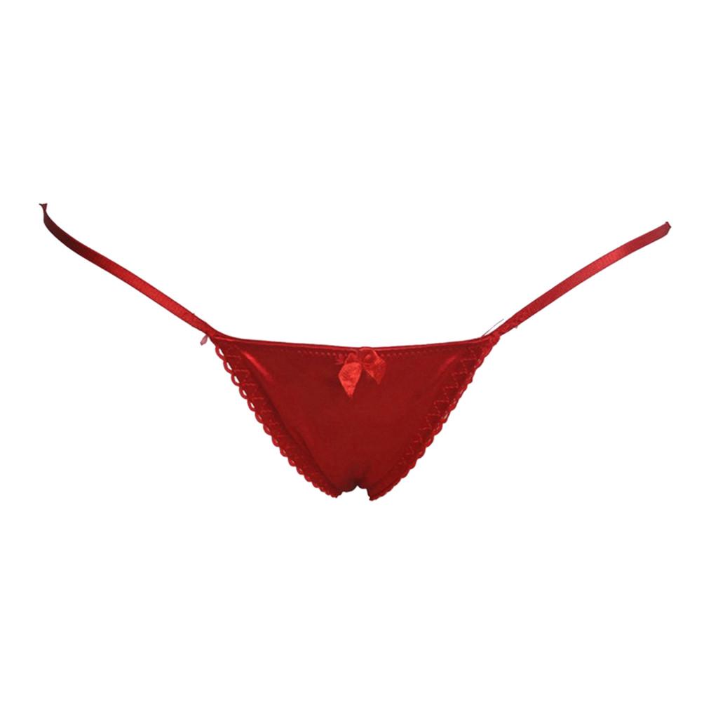 Sexy Low Waist Temptation Panties Women Underwear Bowknot Sexy Thong Briefs Lingerie Female Underpants Gstring Temptation T-back