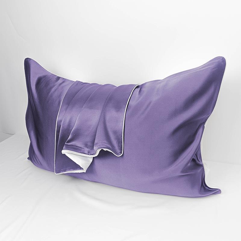 19 Momme Solid Color Single-Sided Mulberry Silk Pillowcase, Heavyweight Envelope Style, Beauty Silk Pillowcase 48x74 cm