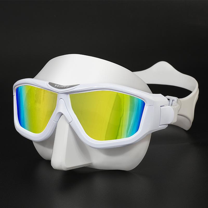 WAVE Professional Anti-Fog Large Frame Full Face Freediving Snorkel Mask