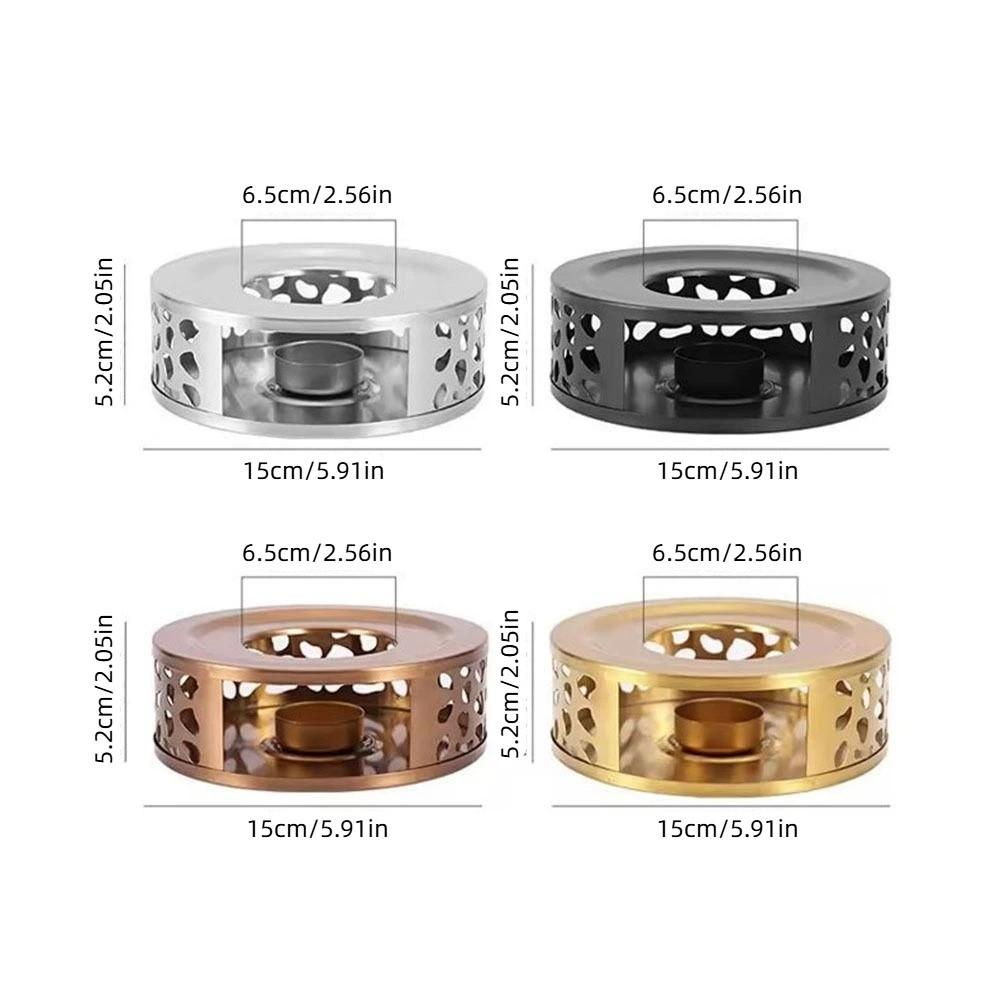 Stainless Steel Tea Warmer Base Oxygen Hole Design Teapot Heater Teapot Warmer Most Teapots