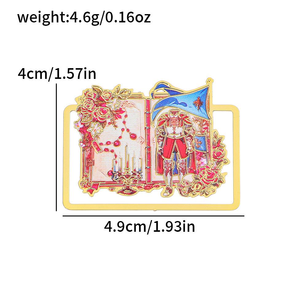 1pc Metal Hollow Bookmark High Quality Book Page Clip Reading Bookmark For Students Art Lovers