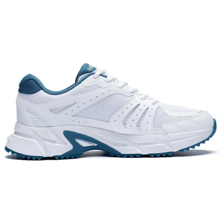 LiNing Pick Up The Light Abrasion Resistant Breathable Low Top Running Shoes Men's White Blue