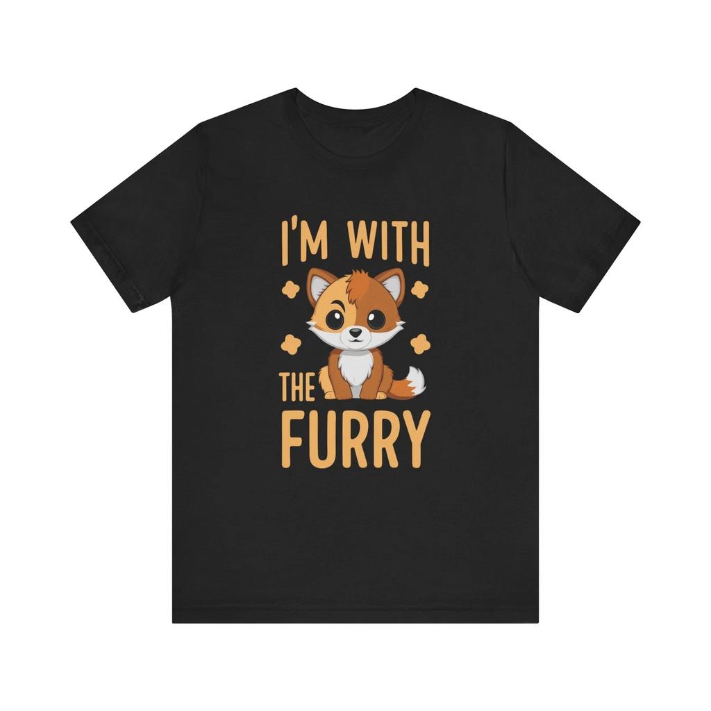 Ik ben met de Furry – Leuk Therian Shirt en Furry Shirt Ontwerp