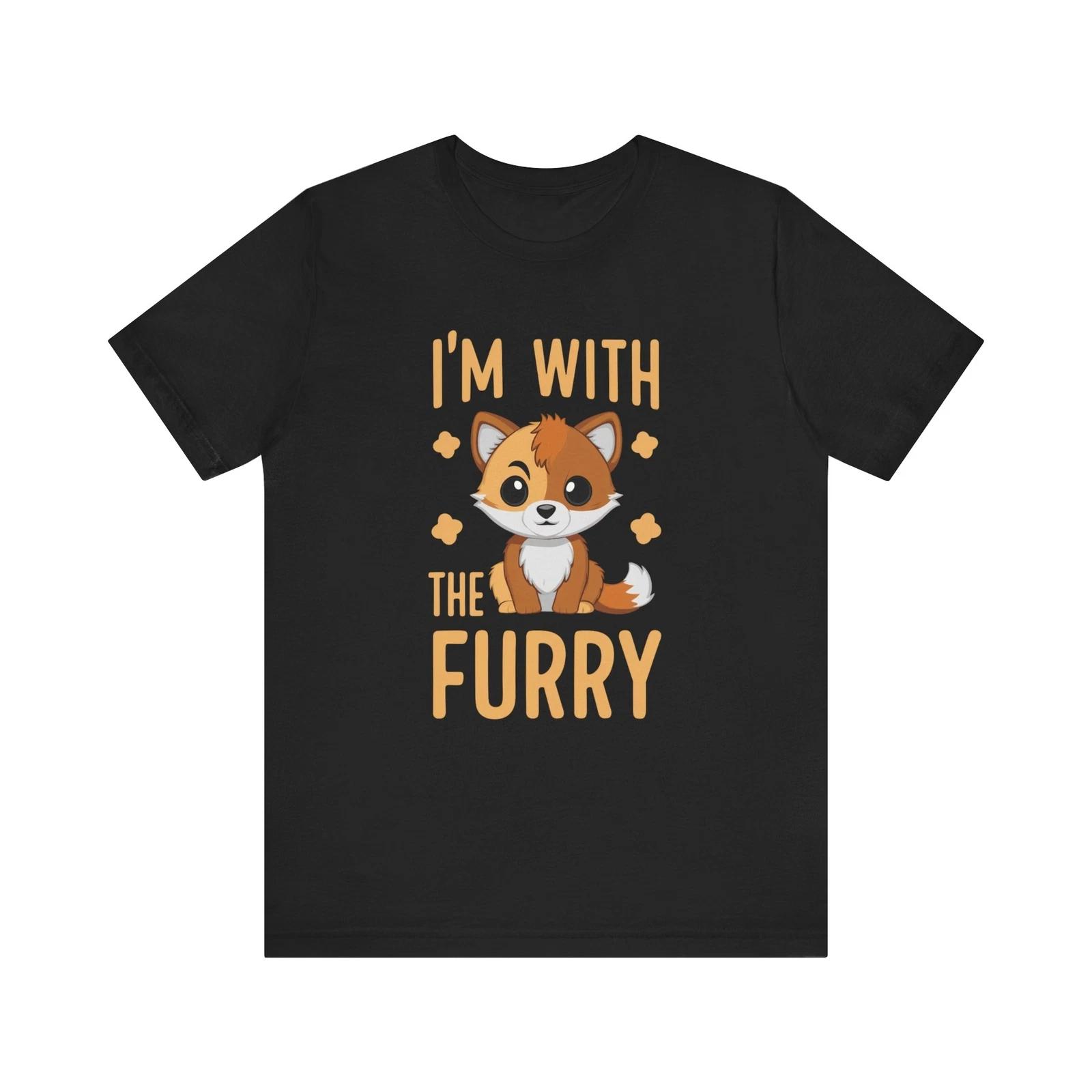 I m with the Furry – Fun Therian Shirt and Furry Shirt Design 2XL