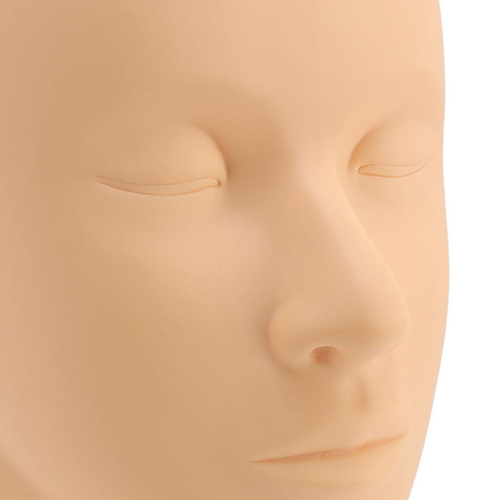 Mannequin Head Simulation Reusable Washable Practice Training Head for Makeup Beauty Skin Care Massage