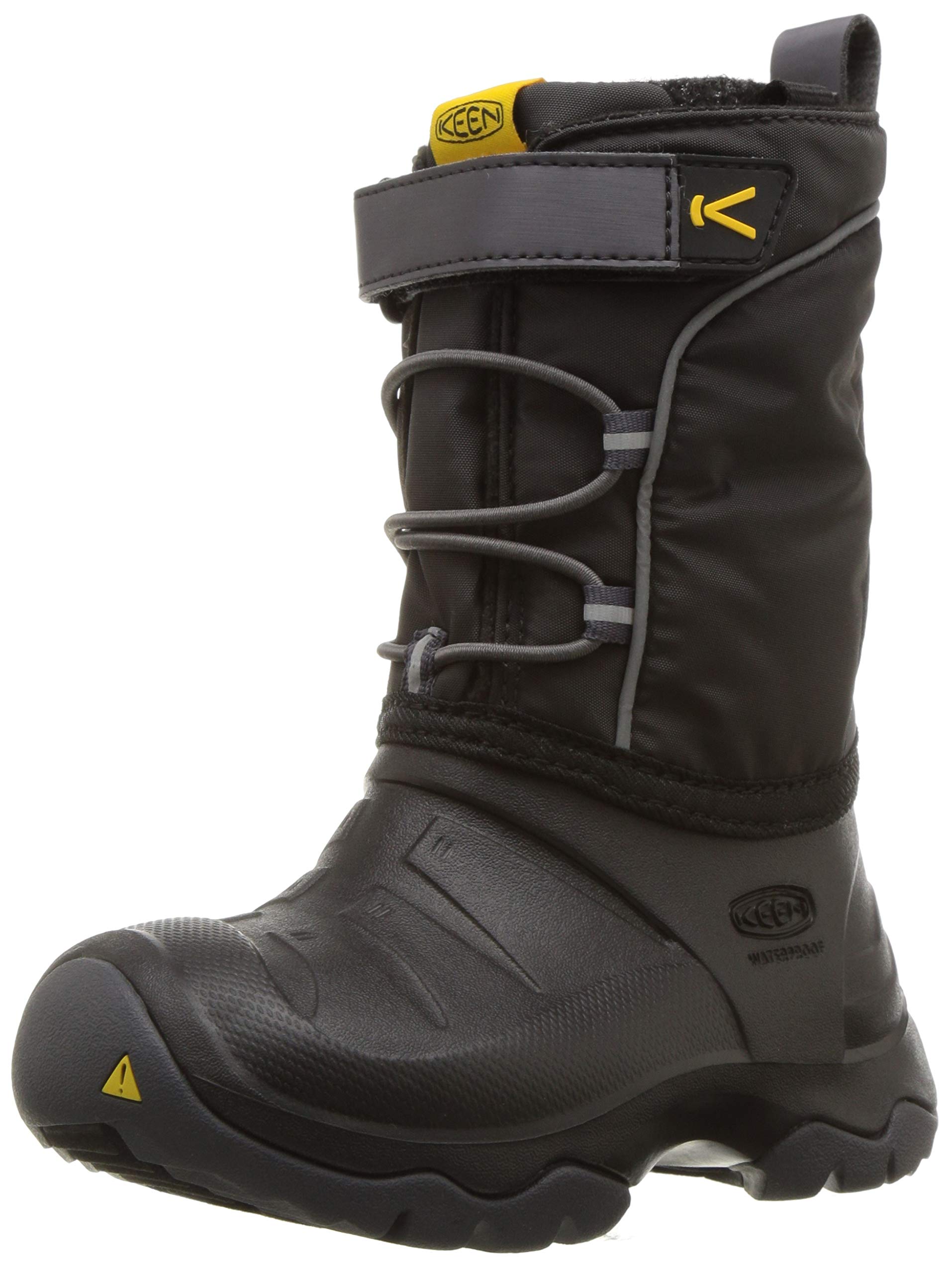 

Кроссовки KEEN LUMI BOOT WP для мальчиков и размер (Размеры 15.0-19.5см), Водонепроницаемый, Легкий, Школьный, Для девочек, Черный/Магнитный, 18.5см