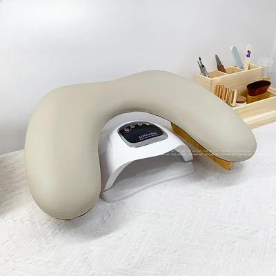 1 buc Manichiură Pernă U-formă pentru odihnă mână Pliabilă PU Pernă cu design înclinat Accesorii portabile pentru masă salon manichiură Nail Art