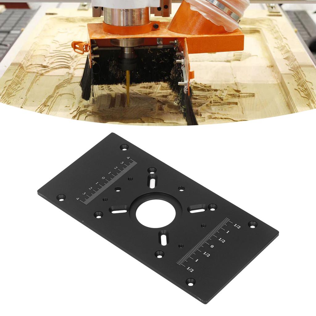Router Table Insert Plate Aluminum Alloy Lift System Base Board Accessory for Woodworking