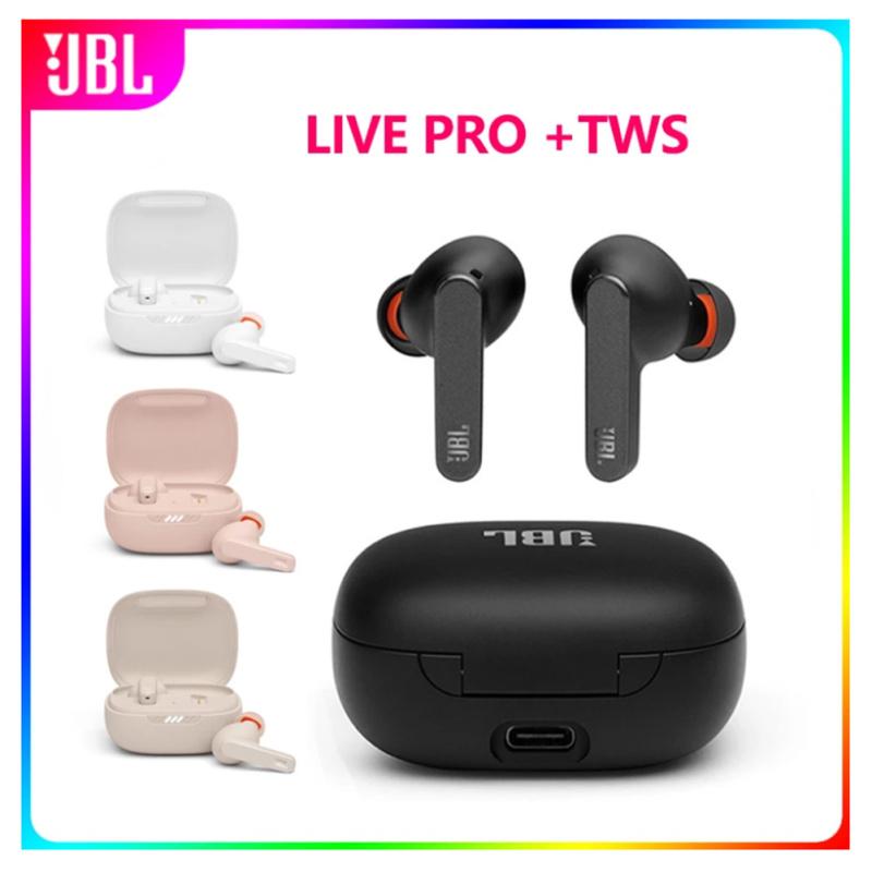JBL Live Pro+ TWS Bluetooth-compatible Wireless Headphones Deep Bass Earbuds Waterproof Sports