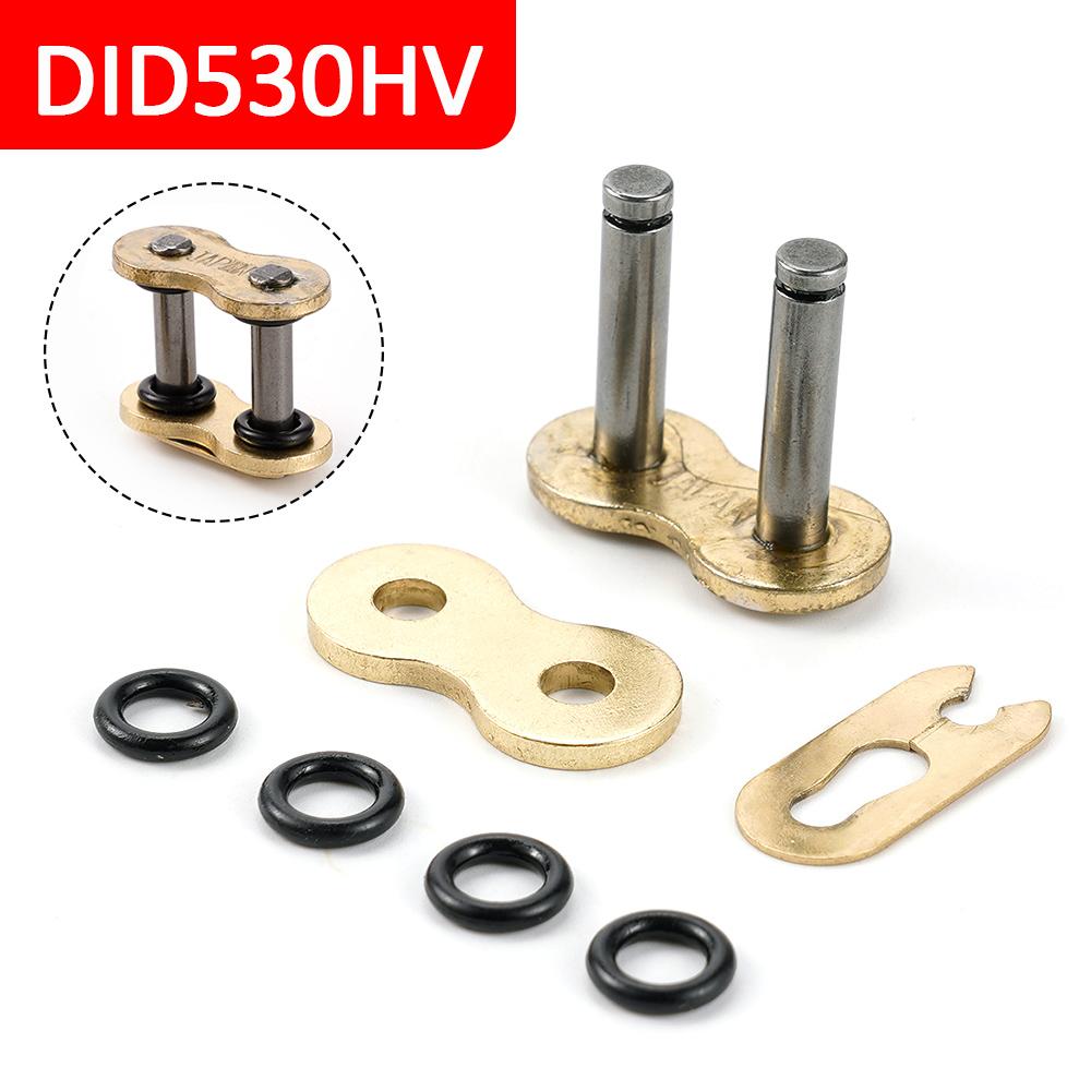 Motorcycle Chain Buckle Ring Link 428 520 525 530 Heavy Chain Connecting Connector Master Joint Link With O-Ring Chain Lock