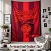 Wall Hanging Tapestry With Custom Name & Text, Eintracht Frankfurt Decorative Tapestry For Bedroom