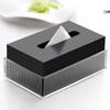 SANRUI Acrylic Paper Towel Box with Separate Lid, Rectangular, Approx. W23.3 x D12.8 x H8.4cm [Parallel Import]