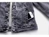 Women's Winter Slim Denim Jacket with Lambswool Lining - Stylish, Versatile Korean Style Coat