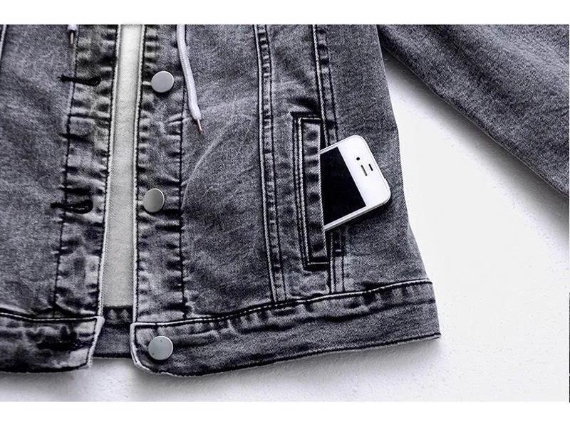 Women's Winter Slim Denim Jacket with Lambswool Lining - Stylish, Versatile Korean Style Coat