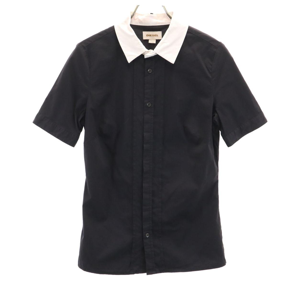 

DIESEL Рубашка с коротким рукавом S черная Женская Б/У