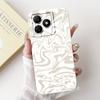 Pour Realme C63 C61 Global 4G Narzo N63 Coque Housse Silicone Souple Fleur Papillon Girly Mode Peinture Étui Téléphone Pare-chocs Fundas
