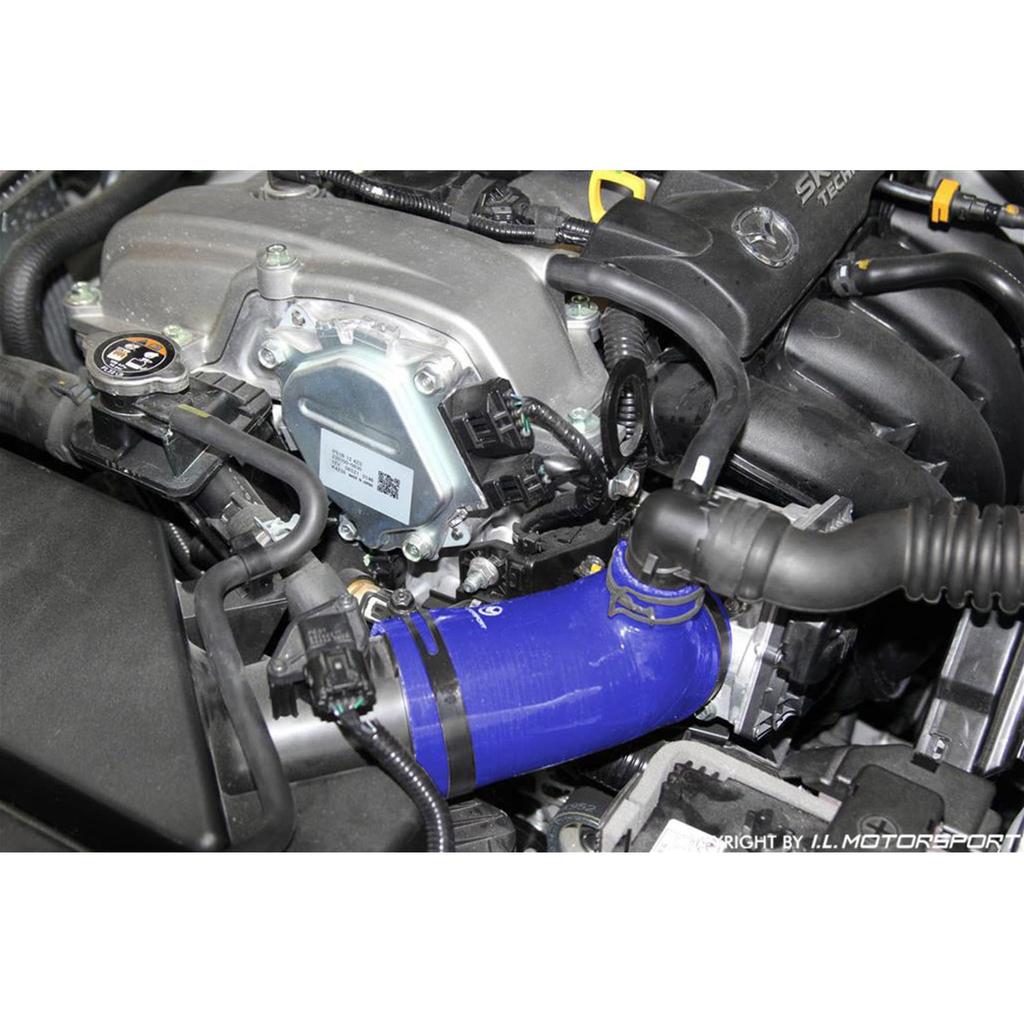 Silicone Air Intake I.L.Motorsport Hose, Blue, NDERC/NDERE ND0-301171-B