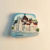 Hungary Budapest Matthias Church 3D Stereoscopic Tourism Souvenirs Resin Painting Decoration Home Refrigerator Magnets