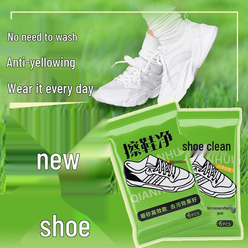 Shoe Cleaning Wipes: Disposable, No-Wash, Stain Removal for White Shoes, 0.01 Newcomer Free Shipping