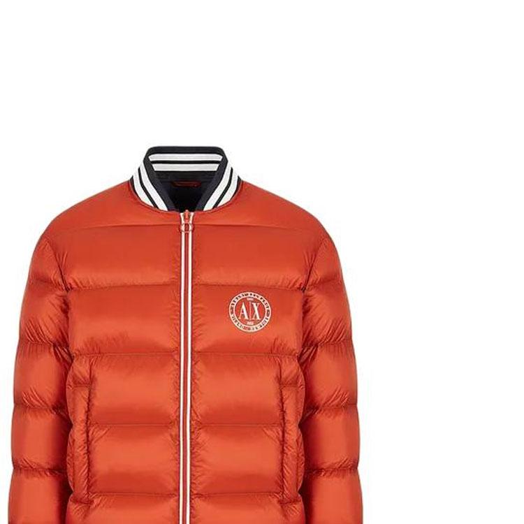 ARMANI EXCHANGE Jackets Men's Red Brown Baseball Collar Moderate Other 6LZBL8-ZNWRZ-11498