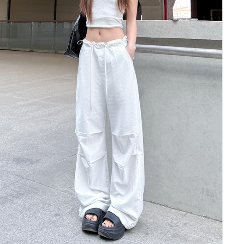 Work Pants for Women In Summer Thin High Waist Loose Parachute Casual Wide-leg Outdoor Spring and Autumn Sports Pants