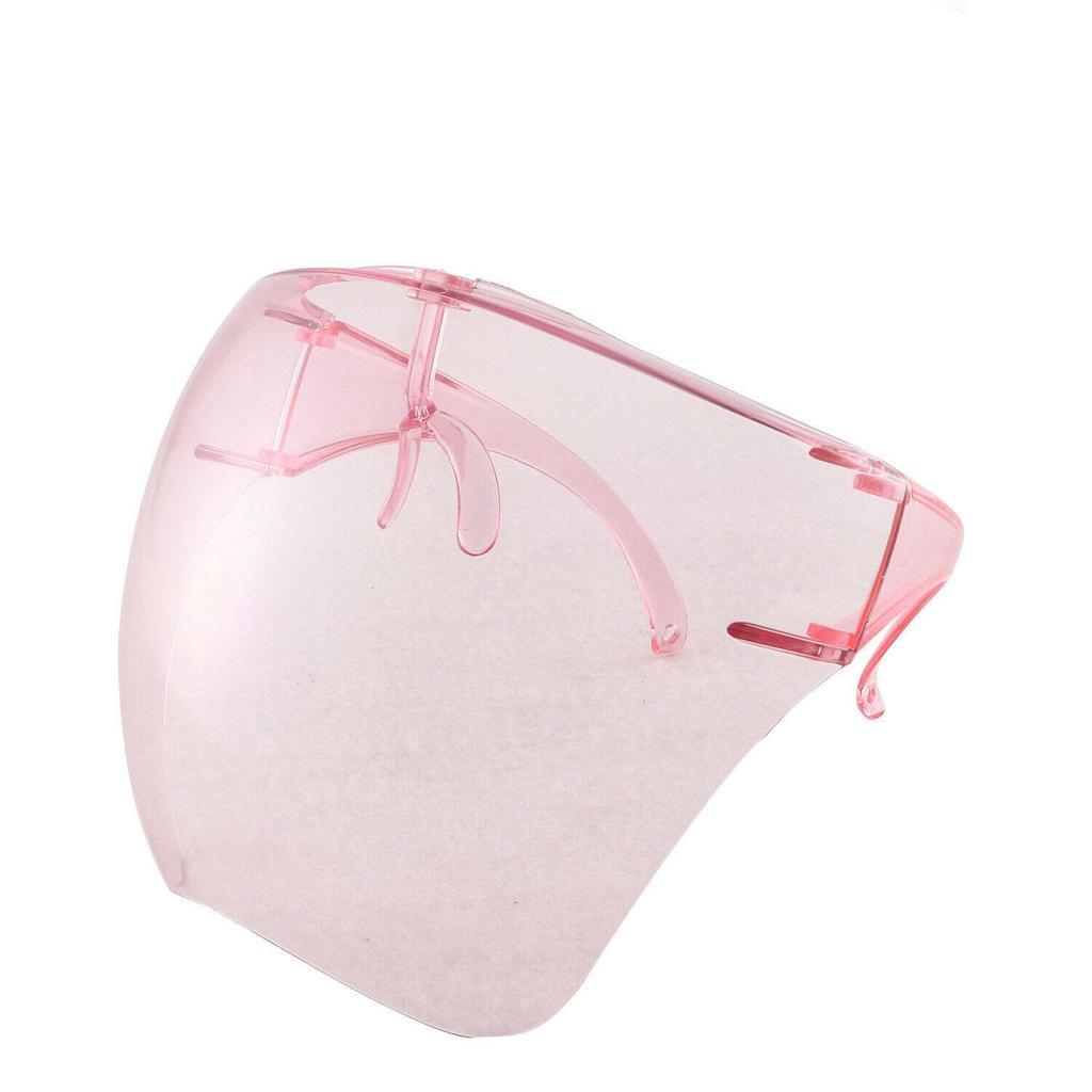 Clear Full-Protection Face Mask with Anti-Droplet, Anti-Fog, Windproof, Dustproof, and Oil Fume Resistant Features