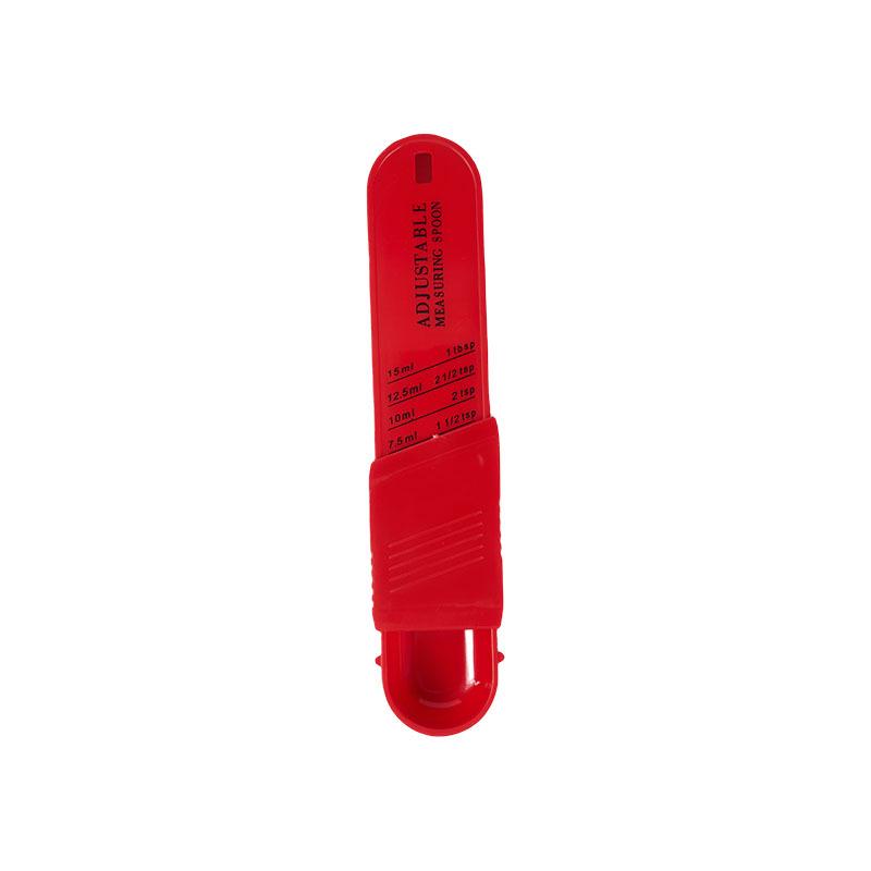 Adjustable Plastic Measuring Spoons with Scale for Spices, Powdered Sugar, Milk, and Coffee