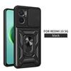 For Xiaomi Redmi 10 5G Case Redmi 10 5G Cover Redmi 10 5G Magnetic Ring Holder Armor Phone Case Slide Camera Protect Back Cover