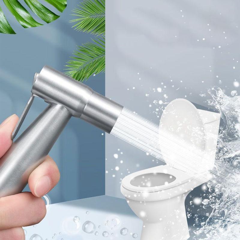 Handheld Toilet Faucet Sprayer Bathroom Accessories Held Sprayer Hand Bidet Spray Bathroom Self Cleaning Shower Head Hand Fauce