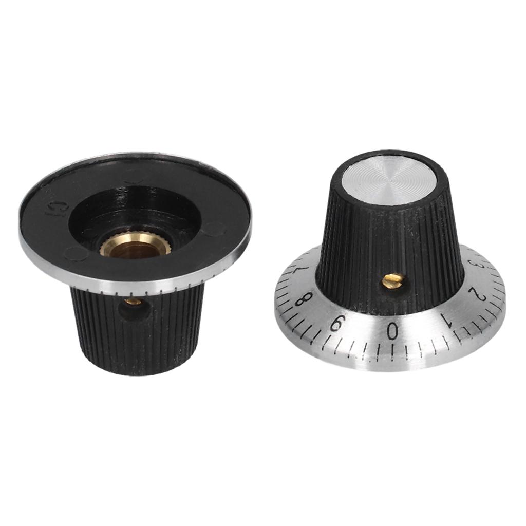 50Pcs Potentiometer Dial Knob Plastic Control Knobs Caps Replacement with 6mm Shaft BEMC1
