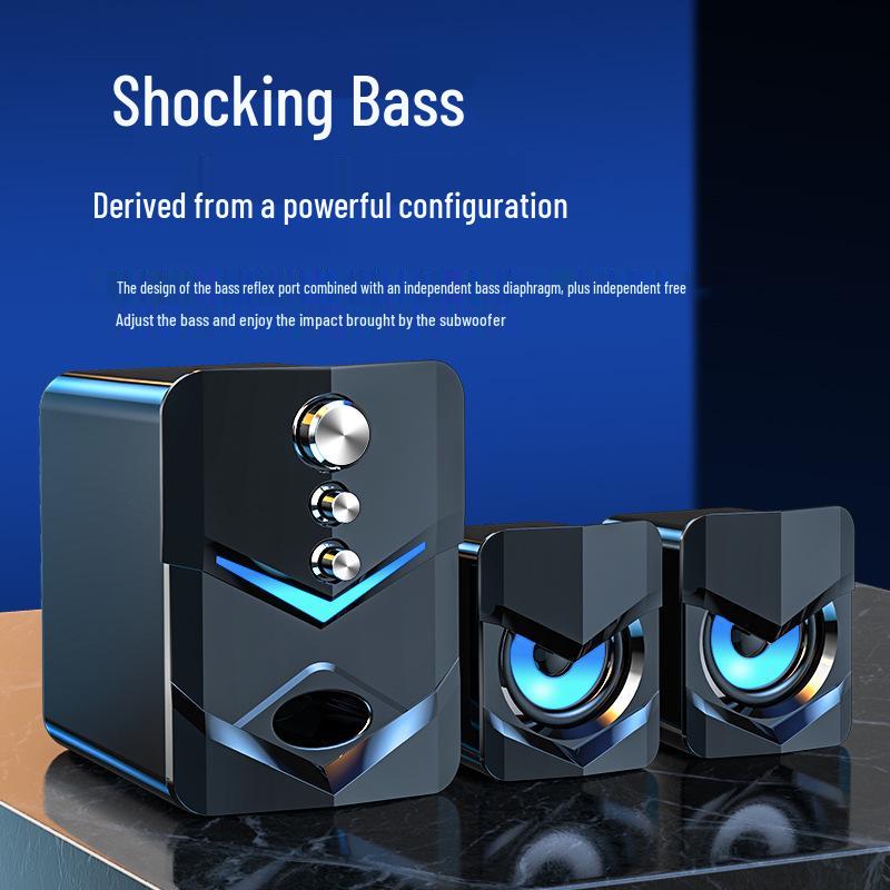 SADA Saida D-222 Universal Wired Desktop Speaker with Heavy Bass