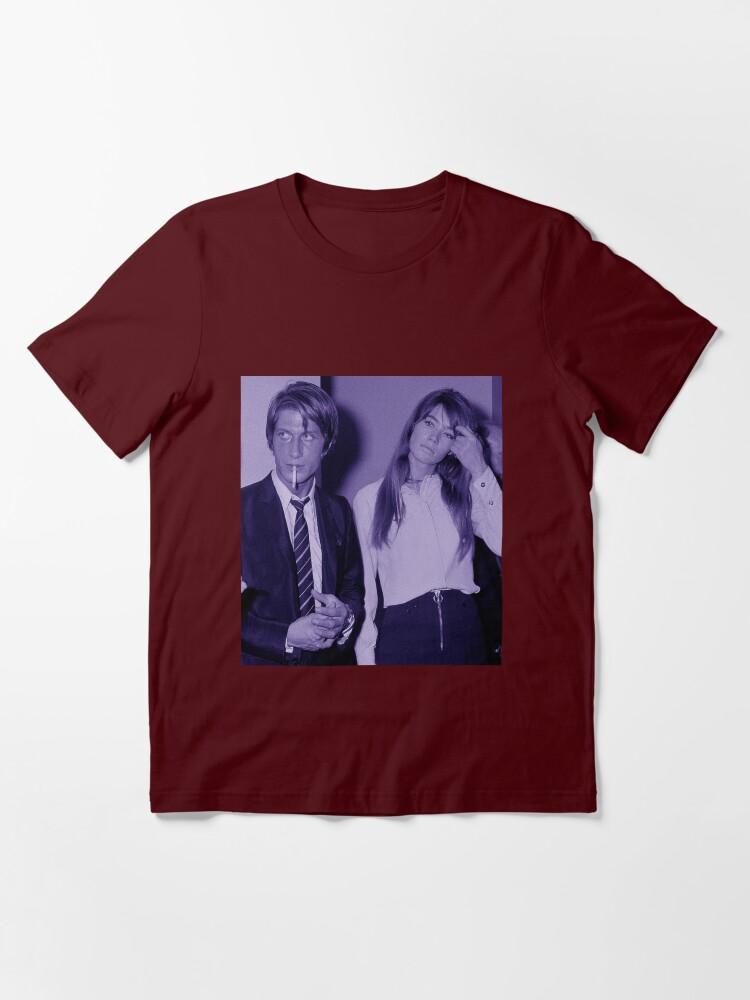 Françoise Hardy Jacques Dutronc and Françoise Hardy Violet Essential T-Shirt