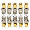 2pcs/Group SMA Male Turn F Female Copper RF Conversion Head Smaj/FK SMA Internal Thread Inner Needle Turn F External Thread Inn