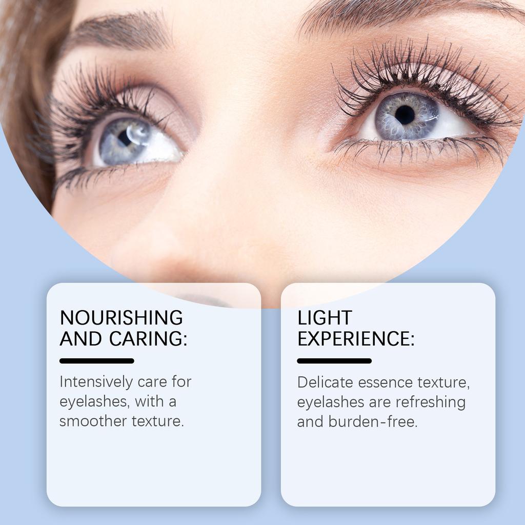 Eyelash Growth Liquid Nourishes Black Curled Eyelashes, Thick And Long, Not Easy To Remove Makeup,6ML