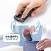 Sanwa Supply Bluetooth Mouse Compact Slide Storage 5-Button Silent Rechargeable Black MA-BBS526GY Gray