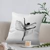 Black and White Ballet Girl Ballerina Cushion Cover Inches Farmhouse Decor Home Throw Pillow Covers for Couch Decorations