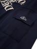 LA MAISON STUDIO Unisex Cargo Pocket Displace Logo Sweatshirt Navy (Fce1Ts101M)