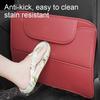 PU Leather Backseat Storage Organizer Anti-Scratch Anti-Kick Pads Car Seat Back Protector