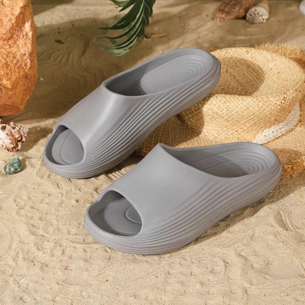 

Unisex Summer Thick Sole Sports Sandals Eva Cushioned Anti Slip For Outdoor Casual Wear 45 срібний