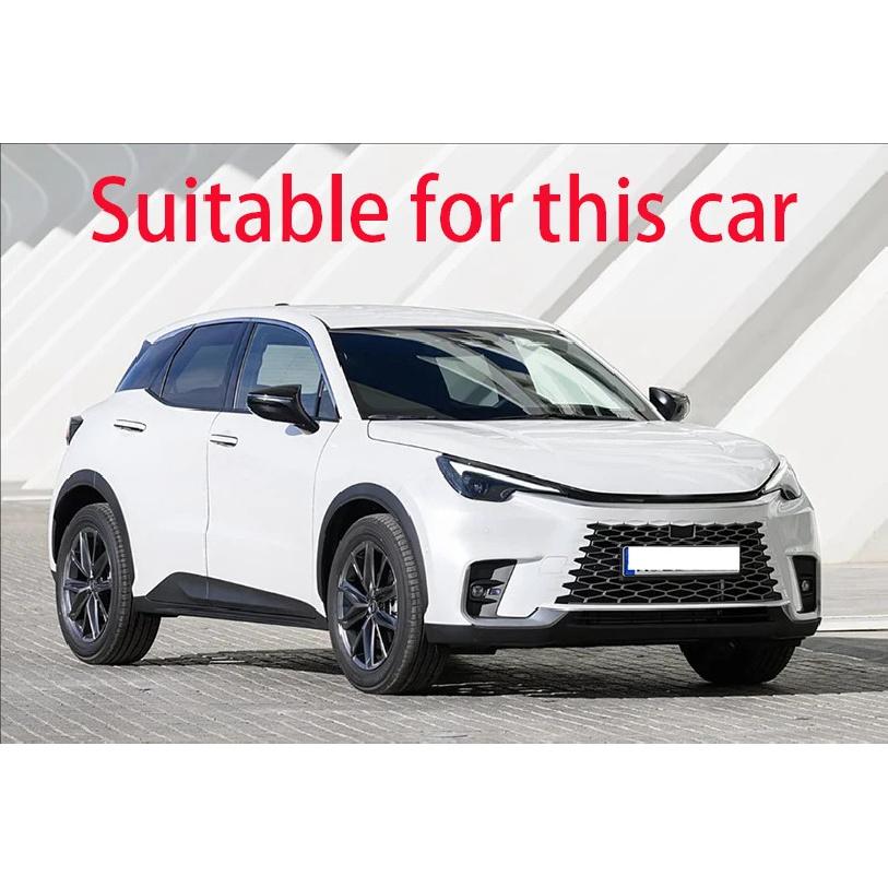 For Lexus LBX  2024 2025 Car Accessories ABS Chrome Door Handle Cover With Smart Key Hole Catch Cap Trim Molding