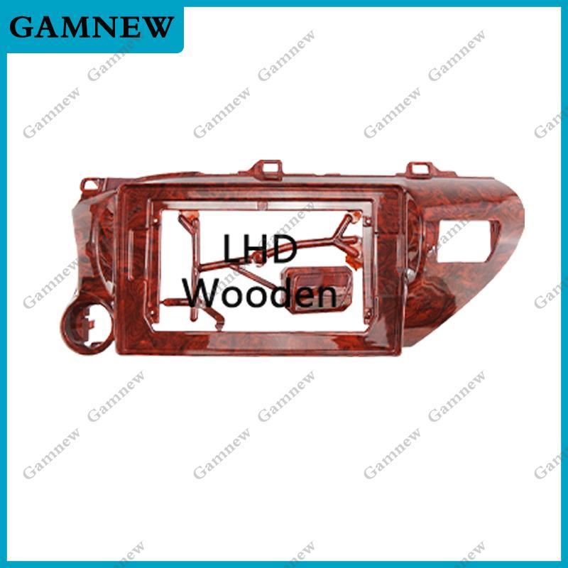 10 Inch Car Frame Fascia Adapter For Toyota Hilux Pick Up AN120 2015-2020 Android Radio Dash Fitting Panel Kit