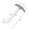 1Pcs Outdoor Portable Tent Nail Puller Alloy Puller Perfect For Ground Tarps, Camping, Gazebo Tent Accessories Garden Tools