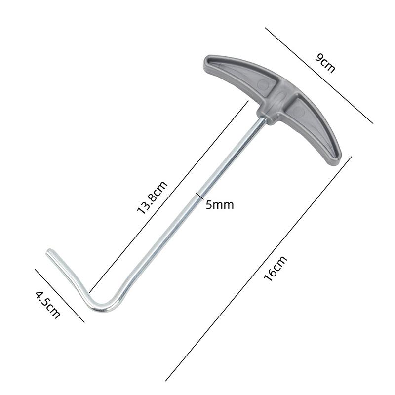 1Pcs Outdoor Portable Tent Nail Puller Alloy Puller Perfect For Ground Tarps, Camping, Gazebo Tent Accessories Garden Tools