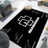 1Pc Rammstein Theme Printed Rectangle Carpet, Home Door Mat, Outdoor Travel Protection Carpet A2