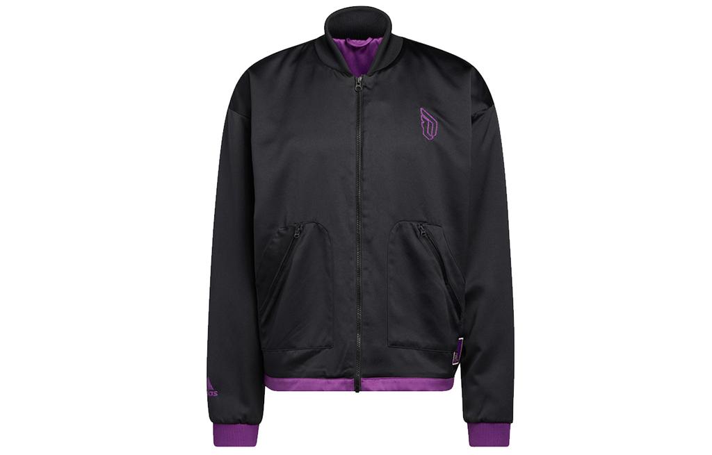 adidas Jackets Men's Black Baseball Collar Moderate Other HE5466
