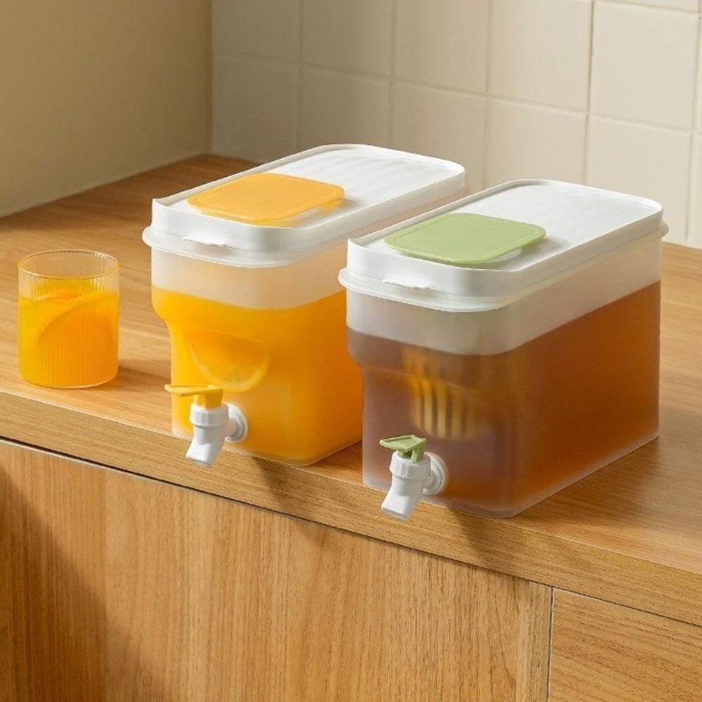 4L Cold Water Kettle Leak-Proof Refrigerator Water Jug Juice Pitcher  Chilled Water