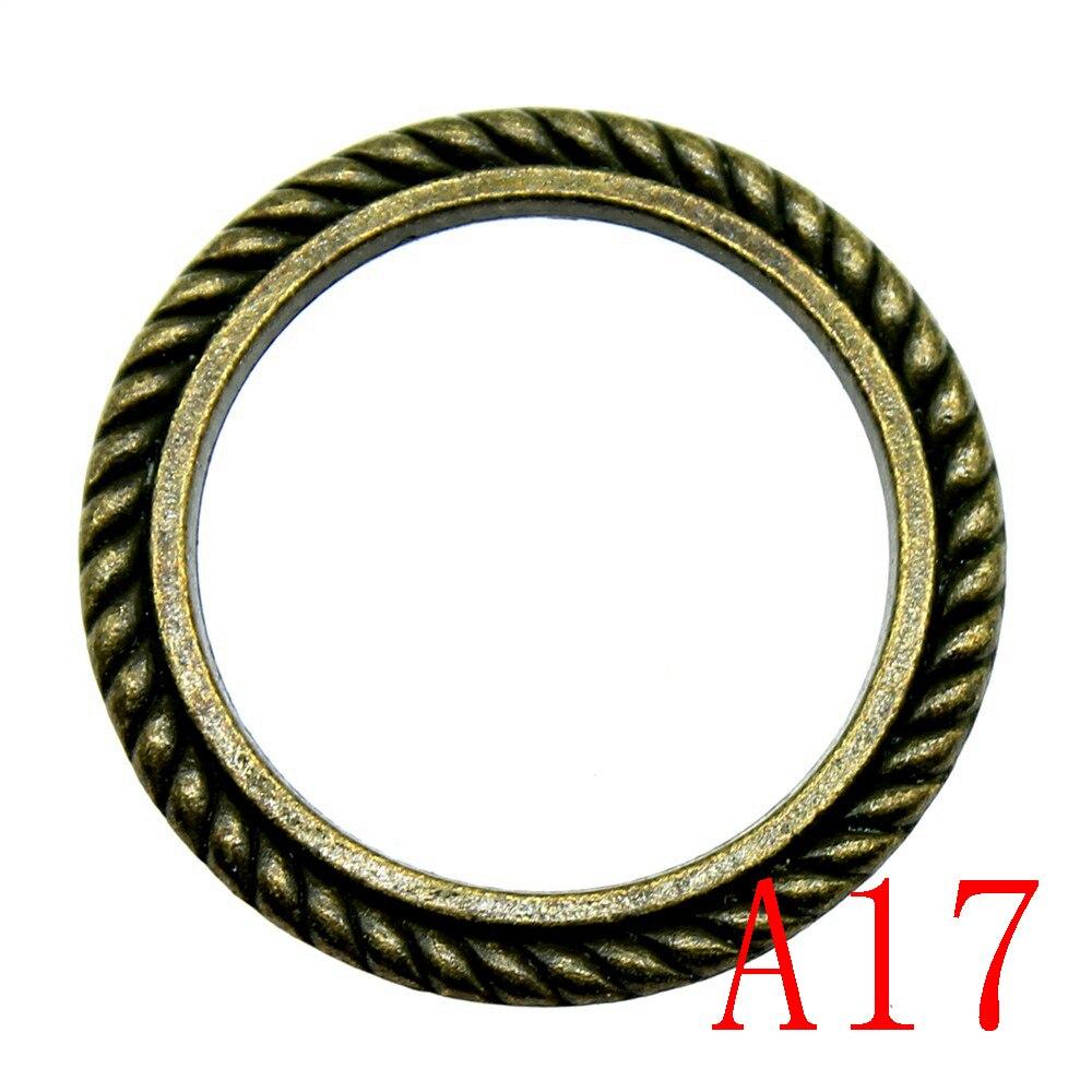 Big Circle Charms For smykker Making Accessori Decor Diy