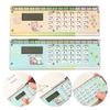 Ruler Calculator Multi-functional 2 In 1 15cm Scale 8 Digits Portable Battery Operated LCD Display Student Calculator Office Supplies