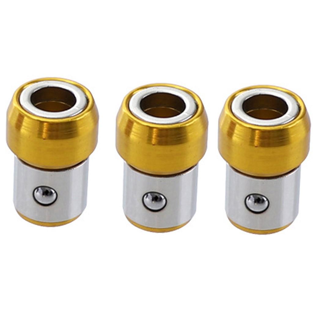 3PCS Universal 21mm Removable Magnetizer Ring Magnetic Steel Screwdriver Bit