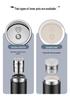 Men's Magnetic Thermos: 316 Stainless Steel, Tea Infuser, Separate Chambers, Magnetic Pop-up Cup, Portable High-End Business Water Cup